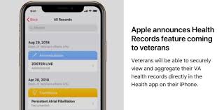 Apple's new health records feature will allow iphone users to transfer certain medical data directly to their iphones from participating medical providers.credit.apple. Apple S Health Records App Will Be The First Record Sharing Platform Of Its Kind Available To The Va Serving Over 9 Million Patently Apple