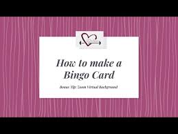 You can now create your own personalized bingo cards containing your own list of words or phrases (also known as buzzword bingo). How To Create A Bingo Card With Canva Bonus Tip Zoom Virtual Background Youtube