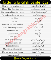 Spoken English Urdu Sentences In 2020 English Sentences English Vocabulary Words English Learning Books