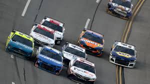 Various different forms of race track have been used throughout the history of nascar; Denny Hamlin Wins In Third Overtime Of Talladega S Longest Nascar Cup Series Race
