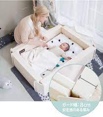 楽天市場 ベビーベッド 折りたたみ ミニ ベビーサークル マット 新生児用 morning star コンパクト 持ち運び 寝室 リビング 赤ちゃん フロアーマット プレイマット プレイヤード 防音 厚手 kidsmioベビーサークル マット リビング 赤ちゃん 赤ちゃんのベッドルーム