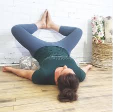 Legs Up The Wall Variation With A Yoga Bolster Legs Up The Wall Yoga Bolster Yoga