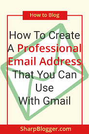 How To Create A Professional Email Address That You Can Use With Gmail In 2020 Blog Resources Business Email Address Blogging Tips
