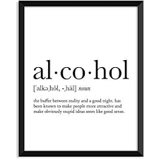 Alcohol Definition College Dorm Room Decor Dorm Wall Art Dictionary Art Print Office Decor Minimali Dorm Wall Art College Dorm Room Decor Funny Definition