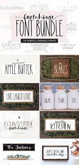 Farmhouse Font Bundle Fonts For Crafters Cricut Fonts Farmhouse Fonts Smooth Fonts Rustic Fonts Country Fonts Fonts For Cricut In 2020 Cricut Fonts Cricut Projects Vinyl Cricut Projects Beginner