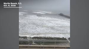 Hurricane Matthew Makes Landfall Near Myrtle Beach S C