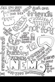 See more ideas about disney coloring pages, coloring pages, disney. Finding Nemo Inspirational Quotes Coloring Disney Quotes Nemo Quotes