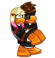 The complete walkthrough for the club penguin medieval party 2012. Club Penguin Penny And Jet Pack Guy V Day Doodle By Penny2415