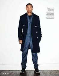 Pharell In Gq Magazine Jumpsuit And Overcoat Gq Style Mens Outfits Gq