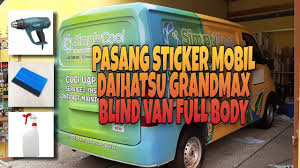 Cutting sticker mobil box van blind van colt apv grandmax luxio motif custom. Pasang Sticker Mobil Daihatsu Grand Max Blind Van Full Body Untuk Kebutuhan Promosi Youtube