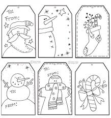 I think these printable gift tags work best when you print them on scrapbook paper. Gift Tag Coloring Page Christmas Tags Printable Free Christmas Printables Free Christmas Tags Printable