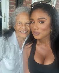 My Grandma is 80 years old today! We are blessed !!! She is beautiful,  healthy and will still cuss you out 😂 #grandmabday #80thbirthday