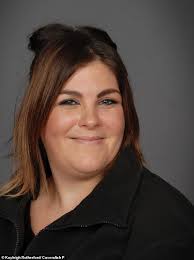 Glamour model who calls herself 'Luscious Lorna' dragged teaching assistant  to ground, headbutted her and pulled out her hair after victim accused the  mother-of-five's children of bullying