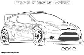 2012 Ford Fiesta Wrc Coloring Page Race Car Coloring Pages Coloring Pages Cars Coloring Pages