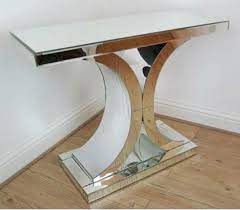 Venetian Designer Mirror Glass Console
