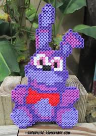 Old Bonnie Pixel Art Google Search Fnaf Crafts Perler Beads Designs