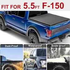 2015 2019 Ford F150 6 5ft Box Tonneau Cover Soft Bed Cover Tri Fold Cover