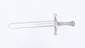 How To Draw A Sword Sword Drawing Drawings Cool Drawings