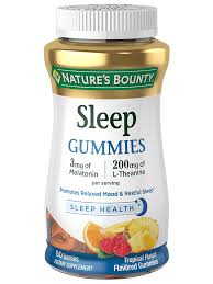 Nature S Bounty Sleep Complex Gummies Are A Fun Delicious Way To Support A Relaxed Mood And Restful Sleep These Tropical Theanine Melatonin Nature S Bounty