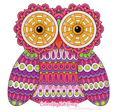 Lots of free coloring pages and original craft projects, crochet and knitting patterns, printable boxes, cards, and recipes. Groovy Owls Coloring Book By Thaneeya Mcardle Thaneeya Com