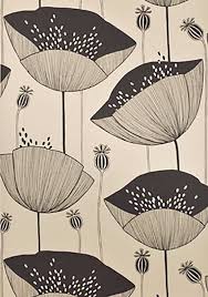 Black And White Floral Wallpaper Nz Miss Print Poppy Limestone Wallpaper Poppy Wallpaper Prints Blush Wallpaper