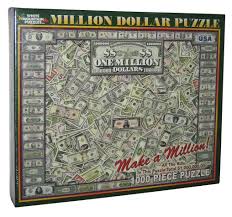 Complete the puzzle for a chance to win up to 1,000,000 dollars. White Mountain Puzzles One Million Dollars 1000 Piece Jigsaw Puzzle Ebay