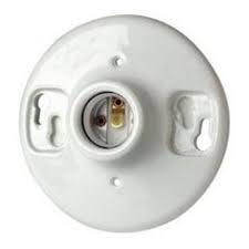 A light fixture (us english), light fitting (uk english), or luminaire is an electrical device containing an electric lamp that provides illumination. Porcelain Keyless Lampholder At Menards