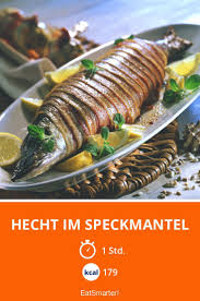 Hecht Im Speckmantel Smarter Kalorien 179 Kcal Zeit 1 Std Eatsmarter De Speckmantel Hecht Filetieren Speck