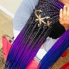 61 Ombre Braiding Hair Color Ideas Hairstyles Best In 2020 Braiding Hair Colors Colored Braids Black Girl Braided Hairstyles