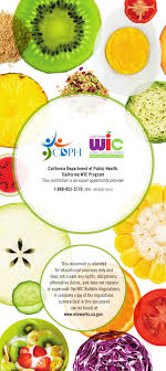Maybe you would like to learn more about one of these? View The California Wic Food List