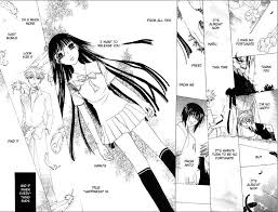 akito pushes rin out the window she was so badly injured that she was just lying there ready to die her last thoughts being a wish for haru s happiness th