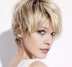 Coiffure Courte Pour Cheveux Fins Coupe De Cheveux Coupe De Cheveux Courte Cheveux