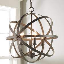 Orbit Globe Chandelier 4 Light Globe Chandelier Foyer Lighting Fixtures Modern Lighting Chandeliers