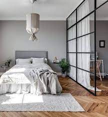 Choose round or square forms and fill them with cables, bars or glass. 19 Glass Partitions For Dividing A Room Domino Bedroom Interior Home Decor Bedroom Bedroom Design