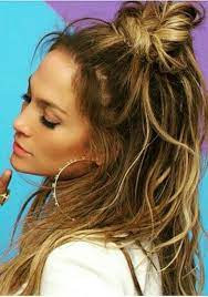 Half Up Top Knot Jennifer Lopez Hair Jlo Hair Hair Styles