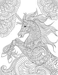 Matching clip art, party supplies and printables available to download and today we are back with a set of unicorn coloring pages. Difficult Unicorn Coloring Pages For Adults Novocom Top