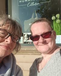 Look at these super models manning the The Hummingbird Collective at  Retford today. This is Alison (one of our managers) of Paperpeonycrafts and  our very own stud muffin Peter of Rixham Jones