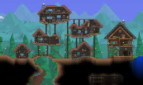 Please subscribe trying to get 1000 by the end of this year. As A Hopefully Former Box Builder I Wanted To Share My Expertmode Village Terraria House Design Terrarium Base Terraria House Ideas
