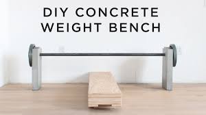 2.8 custom design reloading bench. Diy Concrete Weight Bench Youtube