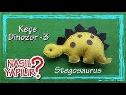 Keceden Dinozor Yapimi 3 Stegosaurus Kece Felt Oyuncak Hayvan Dinozor Toy Diy Youtube Dinozorlar Hayvan Oyuncak