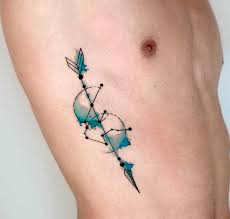 Little landscape tattoo side ribs tattoo stellatxttoo. 54 Unique And Gorgeous Aquarius Tattoos With Meanings