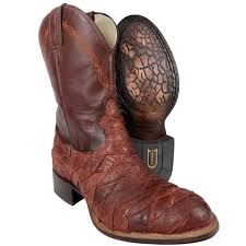 Bota Texana Country Masculina Escamada Couro De Avestruz - Badana