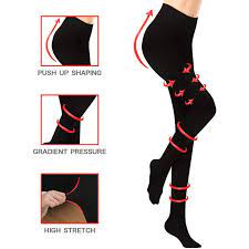 5 Sizes Medical Compression Pantyhose Stocking Support Tights Flight Travel Sock Level Black Skin Walmart Com Compression Pantyhose Support Tights Pantyhose Stockings