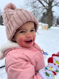 Baby girl's first time in the snow! ❄️🌨️💕