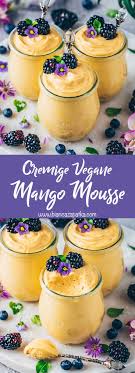 Diese Fruchtige Vegane Mango Mousse Ist Luftig Leicht Super Lecker Und Sehr Einfach Ohne Gelatine Zubereitet In 2020 Mango Mousse Mousse Dessert Einfacher Nachtisch