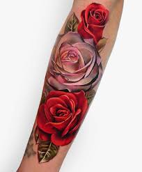 Jaw Dropping Rose Tattoo C Tattoo Artist Antonina Troshina Colorful Rose Tattoos Rose Tattoo Design Rose Tattoos For Women