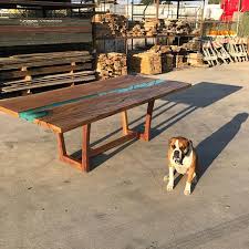 Resin River Table Aka Panama Table Resin Table San Diego Dogs Epoxy Resin Table