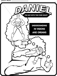 This is a printable coloring i have a dream page for primary students to offer reflection time. Daniel Coloring Page Sharefaith Media