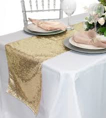 Browse a unique selection of table runners and other linens here at pier 1. 14 X 108 Inch Glitz Sequin Table Runner Champagne Your Chair Covers Inc