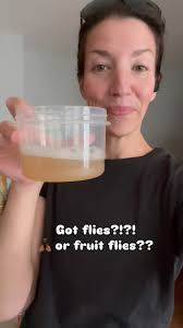 Tis the season…. 🍅🪰, And here’s your remedy: , Equal parts vinegar (I  used apple cider) and water. A few drops of dish soap & make it bubble 🫧 ,  The flies are attracted to the sweetness of the ...